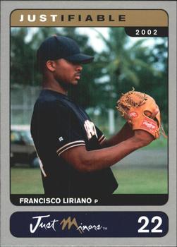 2002-03 Justifiable - Silver #22 Francisco Liriano Front