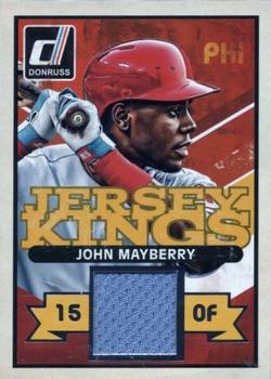 2014 Donruss - Jersey Kings #44 John Mayberry Front