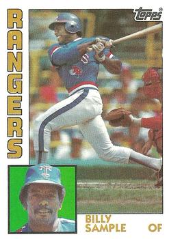 1984 Topps #12 Billy Sample Front
