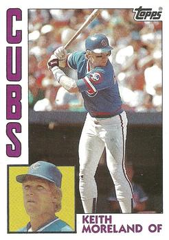 1984 Topps #23 Keith Moreland Front