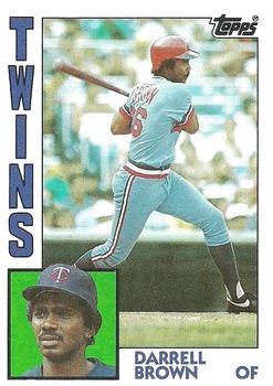 1984 Topps #193 Darrell Brown Front