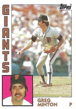 1984 Topps #205 Greg Minton Front