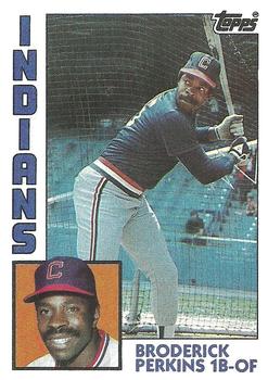 1984 Topps #212 Broderick Perkins Front