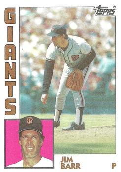 1984 Topps #282 Jim Barr Front