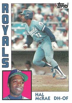 1984 Topps #340 Hal McRae Front
