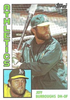 1984 Topps #354 Jeff Burroughs Front