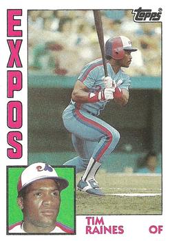 1984 Topps #370 Tim Raines Front