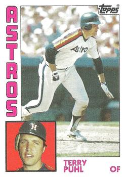 1984 Topps #383 Terry Puhl Front