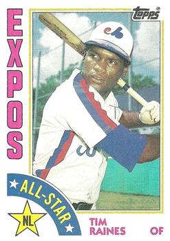 1984 Topps #390 Tim Raines Front