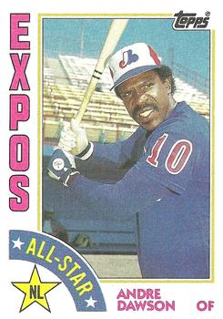 1984 Topps #392 Andre Dawson Front