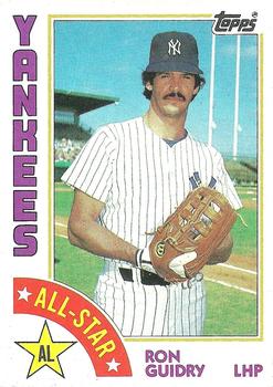 1984 Topps #406 Ron Guidry Front