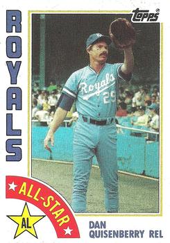1984 Topps #407 Dan Quisenberry Front