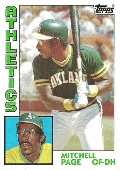 1984 Topps #414 Mitchell Page Front