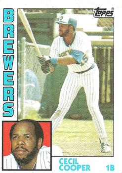 1984 Topps #420 Cecil Cooper Front