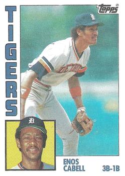 1984 Topps #482 Enos Cabell Front