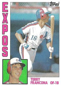 1984 Topps #496 Terry Francona Front