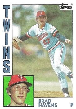 1984 Topps #509 Brad Havens Front