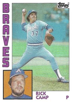 1984 Topps #597 Rick Camp Front