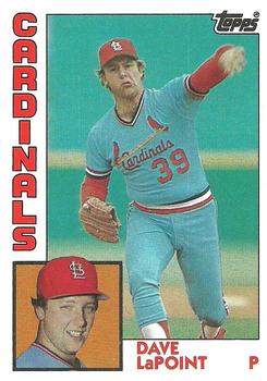 1984 Topps #627 Dave LaPoint Front