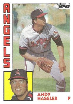 1984 Topps #719 Andy Hassler Front
