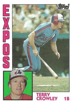 1984 Topps #732 Terry Crowley Front