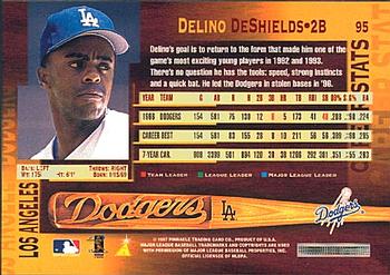 1997 Pinnacle #95 Delino DeShields Back