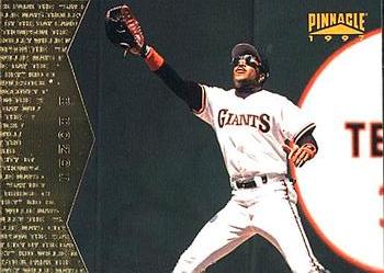 1997 Pinnacle #97 Barry Bonds Front