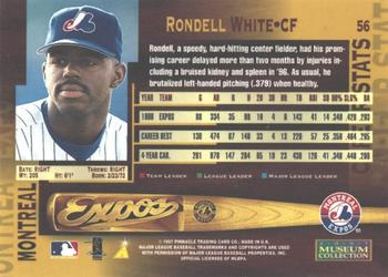 1997 Pinnacle - Artist's Proofs #56 Rondell White Back
