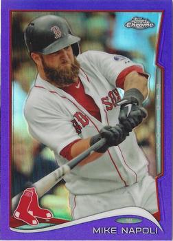 2014 Topps Chrome - Purple Refractors #30 Mike Napoli Front