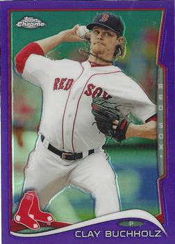 2014 Topps Chrome - Purple Refractors #31 Clay Buchholz Front
