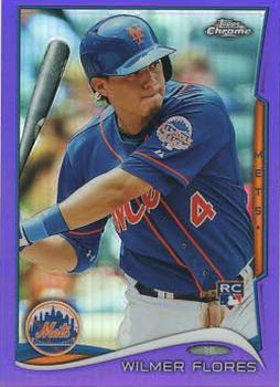2014 Topps Chrome - Purple Refractors #67 Wilmer Flores Front