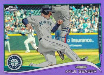 2014 Topps Chrome - Purple Refractors #106 Kyle Seager Front