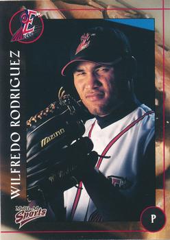 2001 Multi-Ad Round Rock Express #12 Wilfredo Rodriguez Front