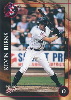2001 Multi-Ad Round Rock Express #21 Kevin Burns Front