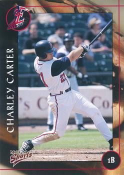 2001 Multi-Ad Round Rock Express #22 Charley Carter Front