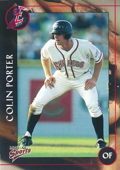 2001 Multi-Ad Round Rock Express #28 Colin Porter Front