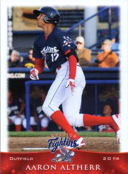 2014 Grandstand Reading Fightin Phils #2 Aaron Altherr Front