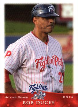 2014 Grandstand Reading Fightin Phils #32 Rob Ducey Front