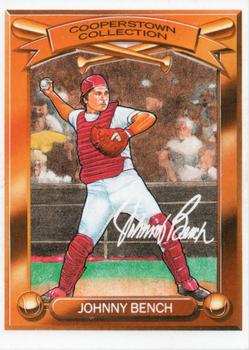 1989 Kahn's/Hillshire Farm Cooperstown Collection #NNO Johnny Bench Front