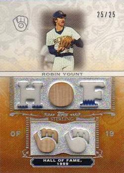2009 Topps Sterling - Career Chronicles Relics Five #5CCR-68 Robin Yount Front