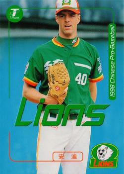 1998 CPBL T-Point Traditional Card Series #080 Andy Carter Front