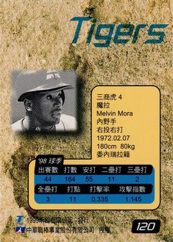 1998 CPBL T-Point Traditional Card Series #120 Melvin Mora Back