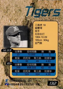 1998 CPBL T-Point Traditional Card Series #132 Fong-Yu Ong Back