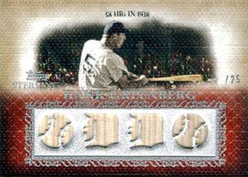 2009 Topps Sterling - Career Chronicles Relics Quad #4CCR-111 Hank Greenberg Front