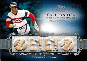 2009 Topps Sterling - Career Chronicles Relics Quad #4CCR-88 Carlton Fisk Front