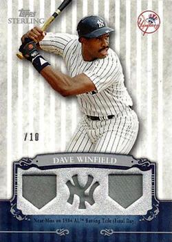 2009 Topps Sterling - Career Chronicles Relics Triple #3CCR-116 Dave Winfield Front