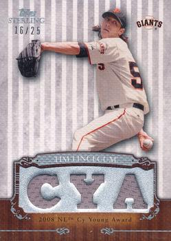2009 Topps Sterling - Career Chronicles Relics Triple #3CCR-43 Tim Lincecum Front