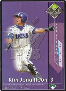 2001 Teleca Samsung Lions Card Game #NNO Jong-Hoon Kim Front
