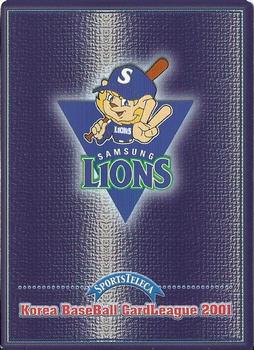 2001 Teleca Samsung Lions Card Game #NNO Manny Martinez Back