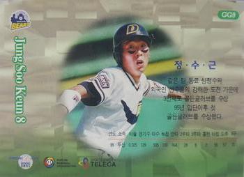 2000 Teleca - '99 Golden Glove #GG09 Soo-Keun Jung Back